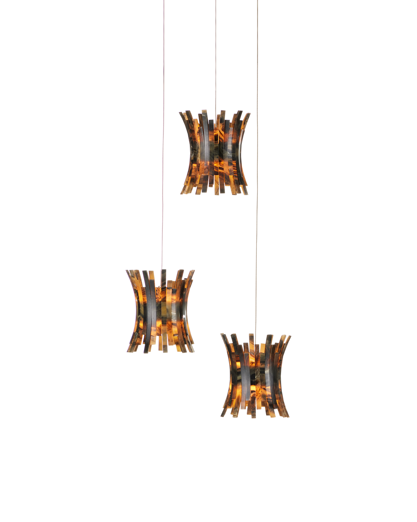 Alsop 3-Light Round Multi-Drop Pendant