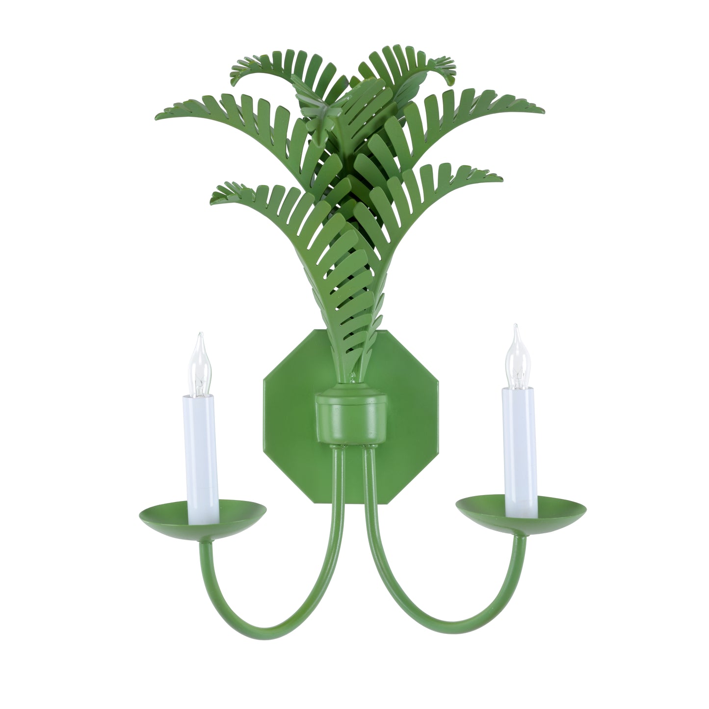 Royal Palm Sconce - Green