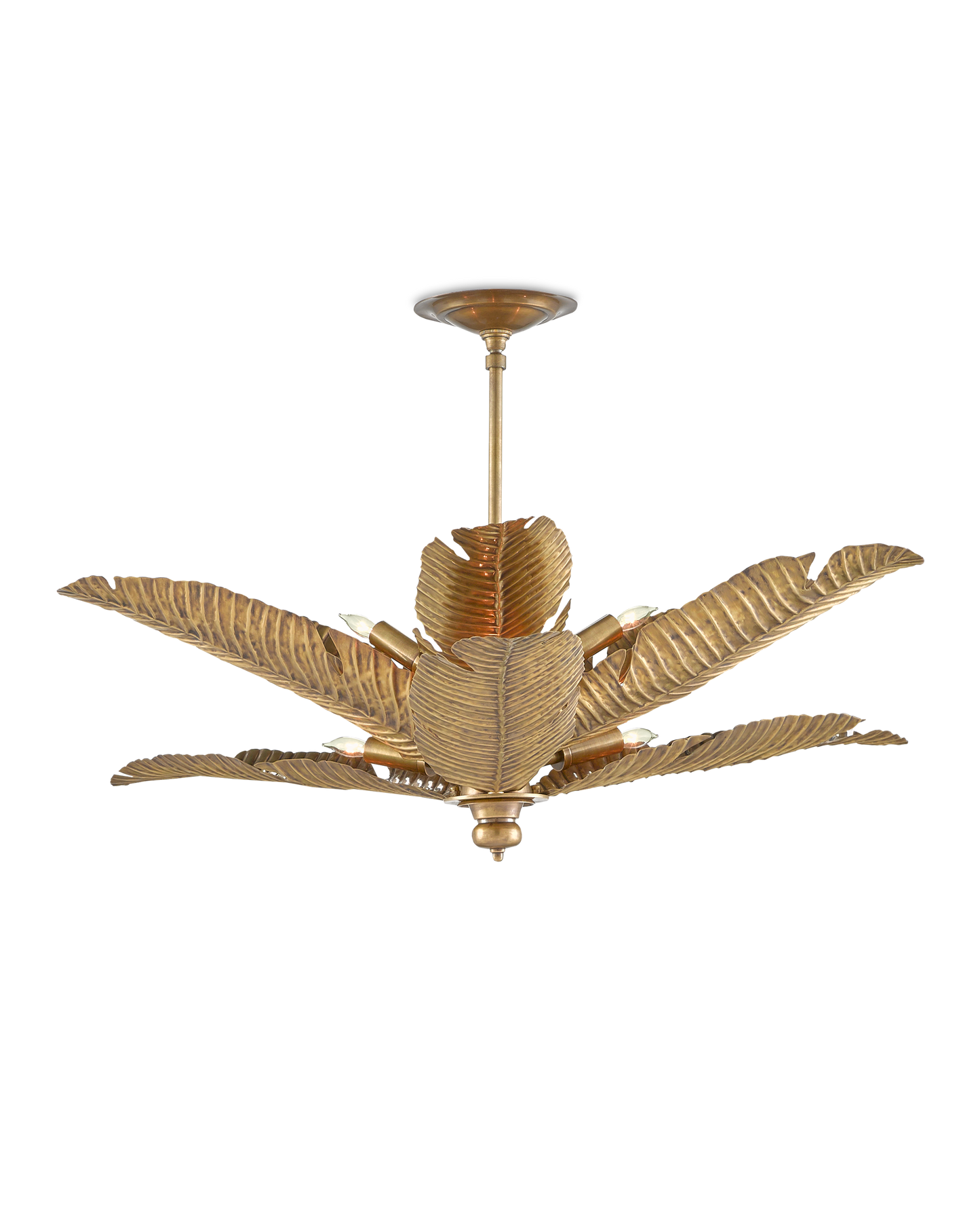 Tropical Gold Semi-Flush Mount