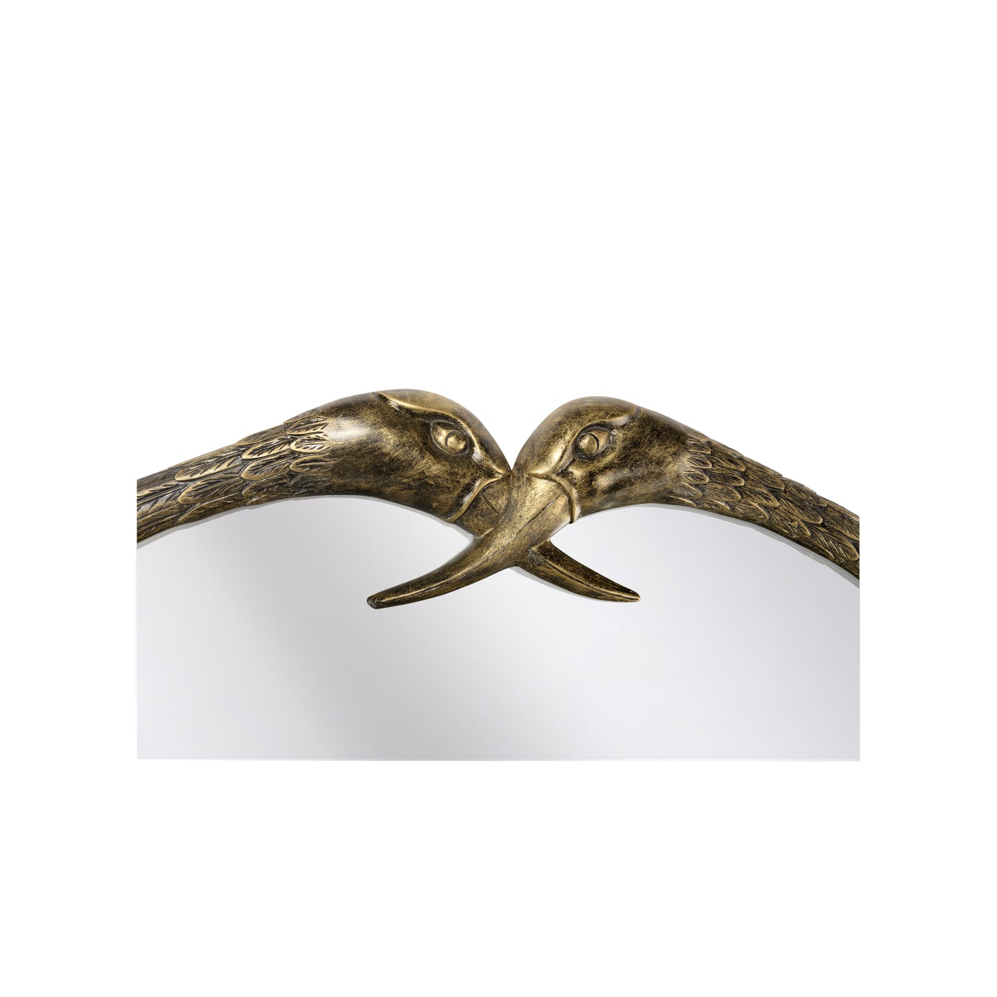 Crane Mirror - Black/Gold