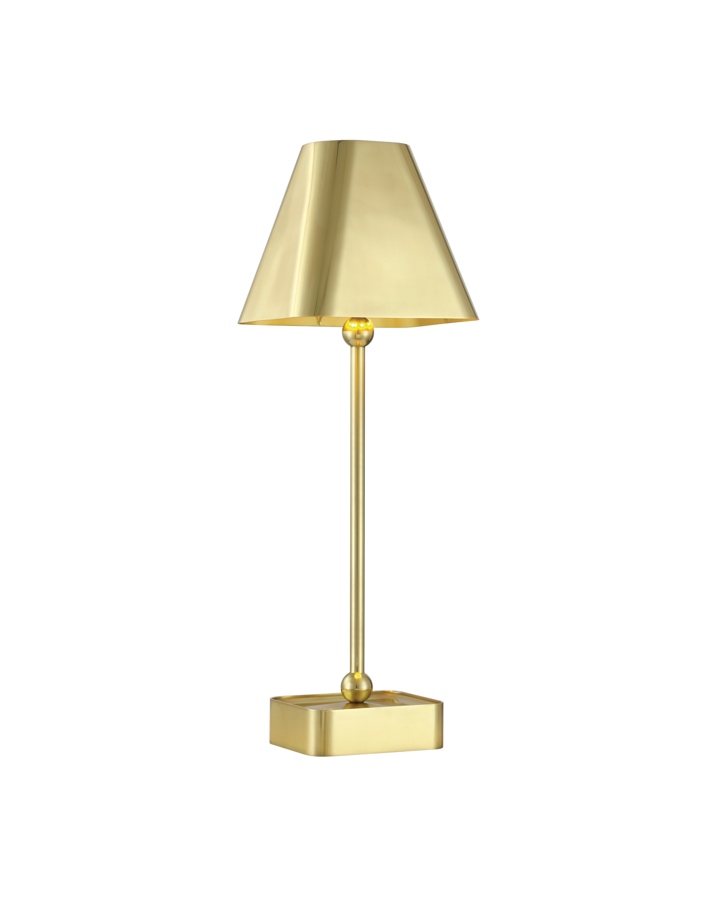 Gadabout Brass Cordless Table Lamp