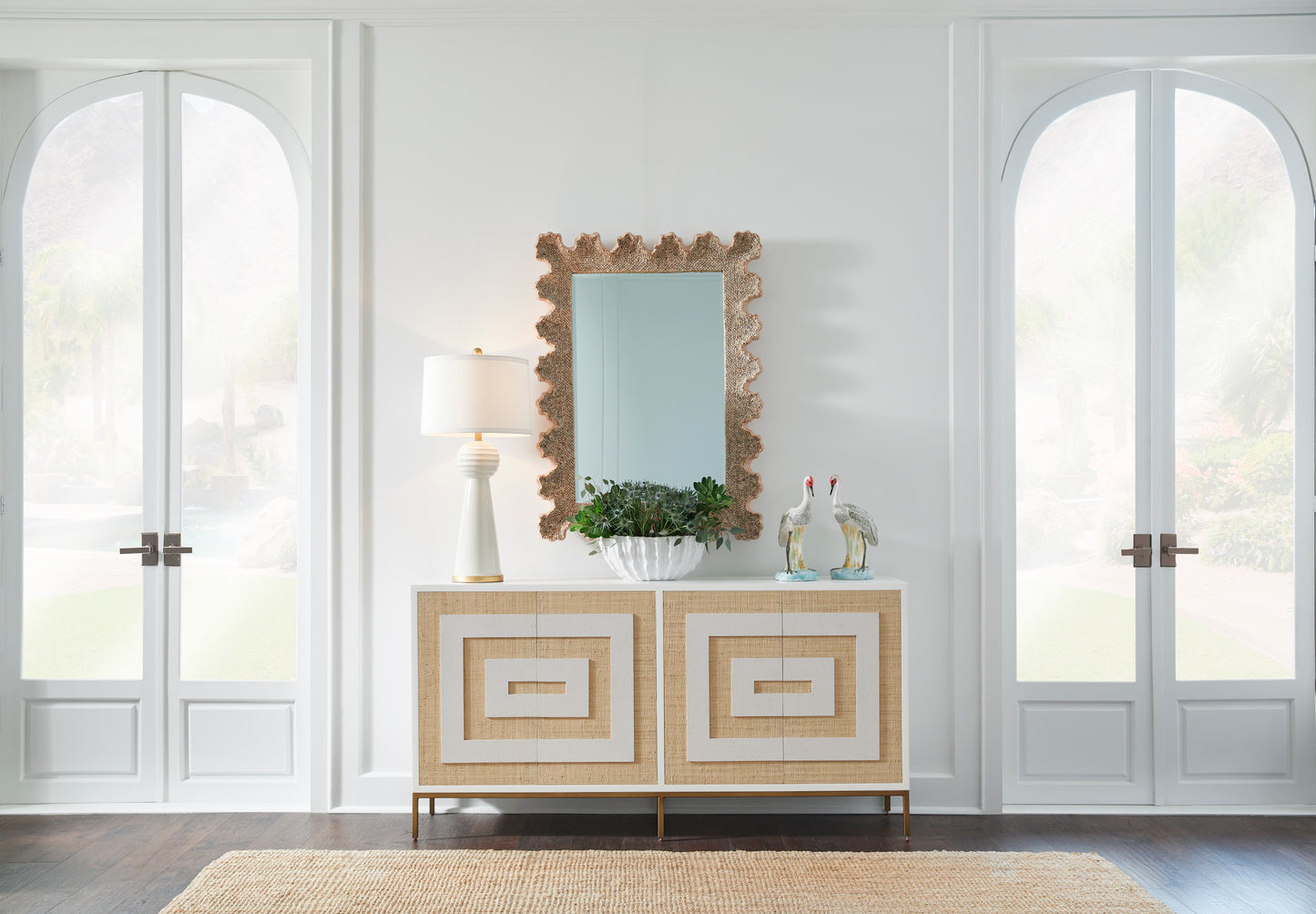 Scalloped Shell Mirror