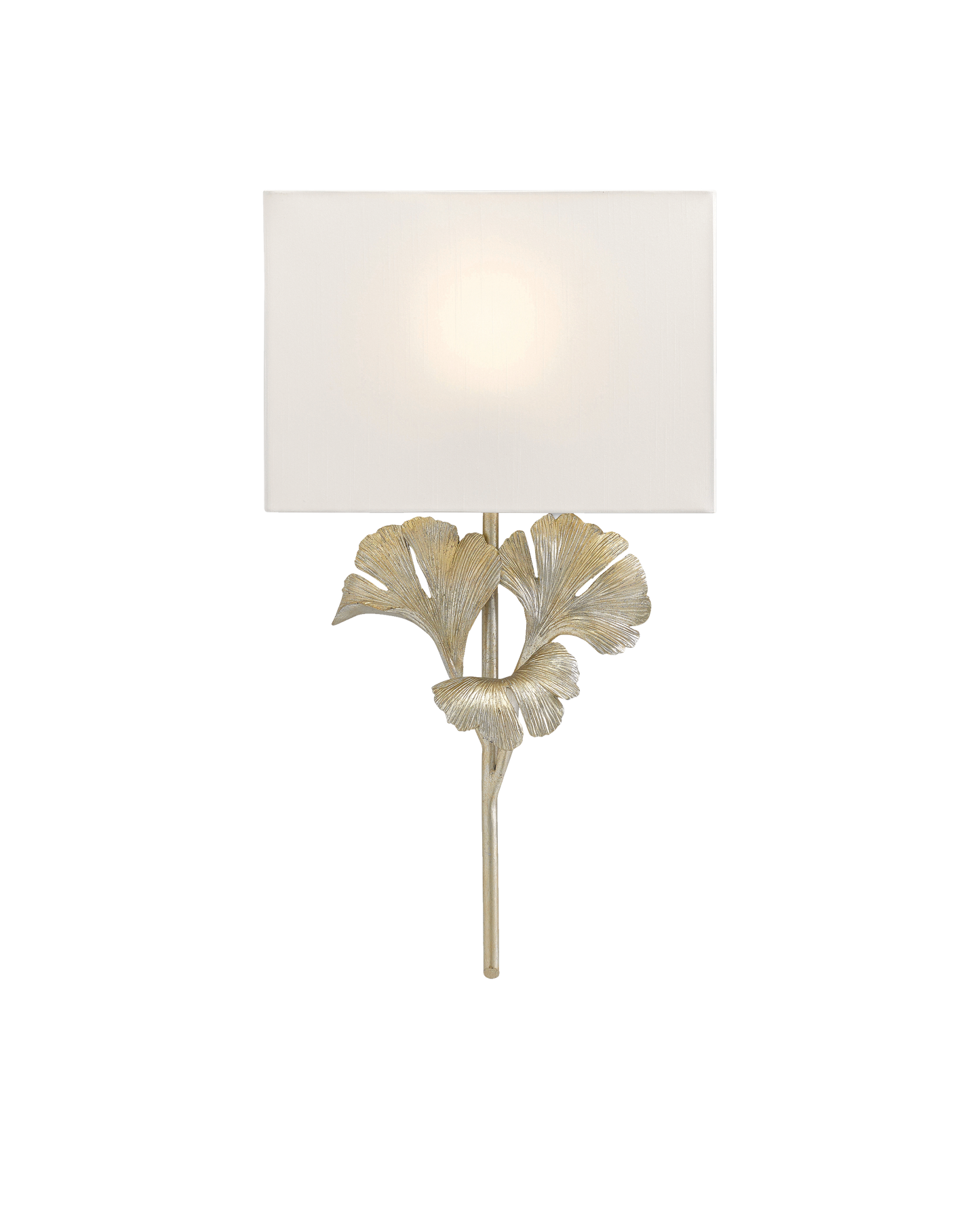 Gingko Silver Wall Sconce