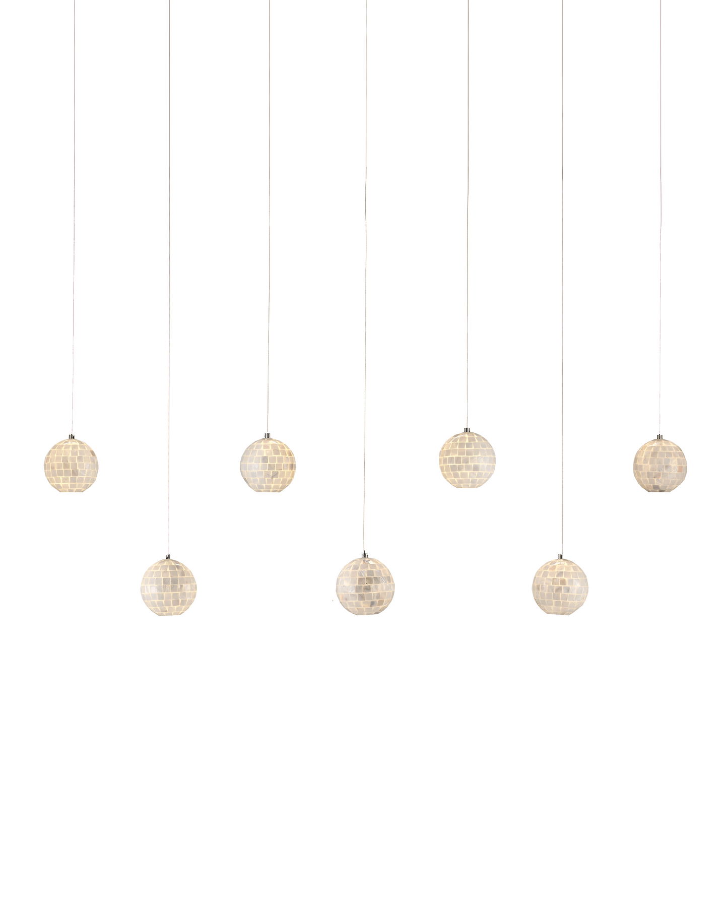 Finhorn 7-Light Linear Multi-Drop Pendant