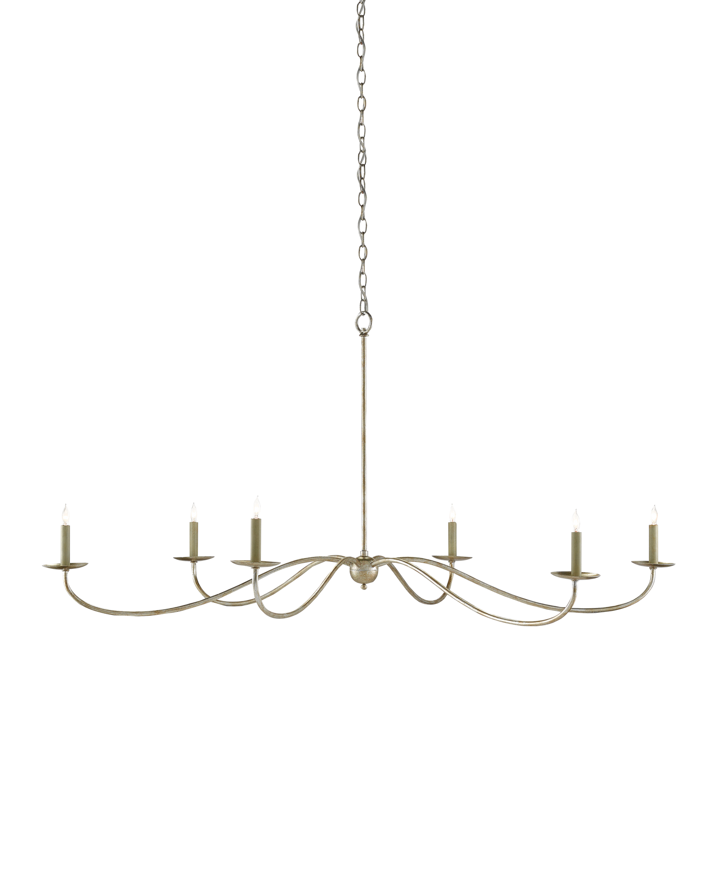 Saxon Large Silver Chandelier