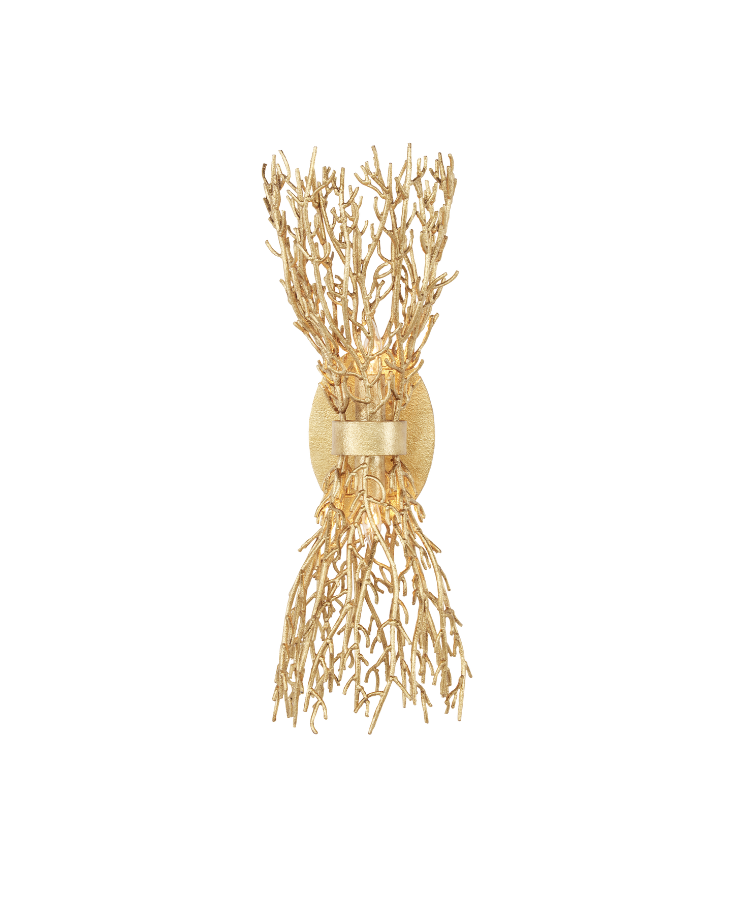 Sea Fan Gold Wall Sconce