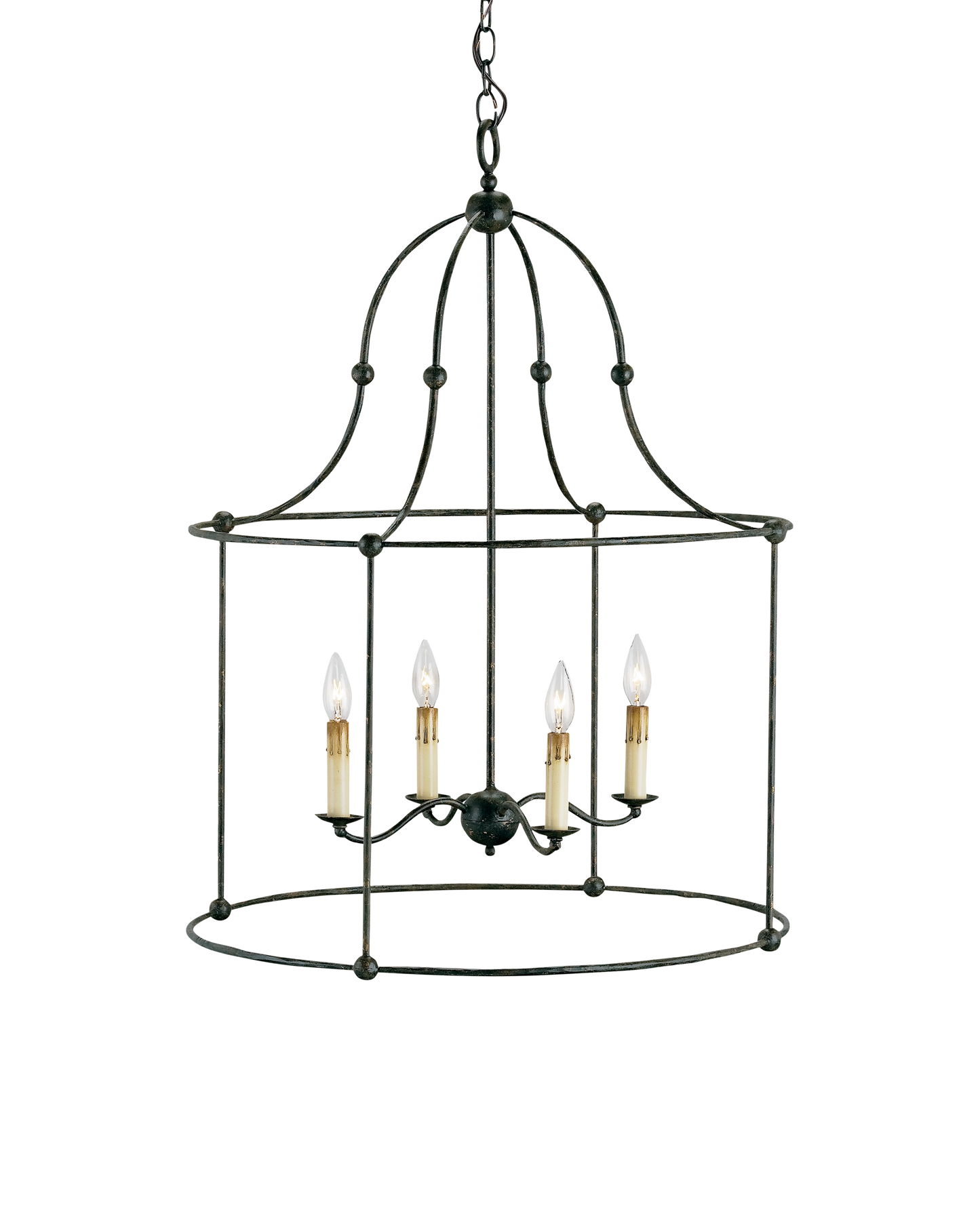 Fitzjames Large Black Lantern