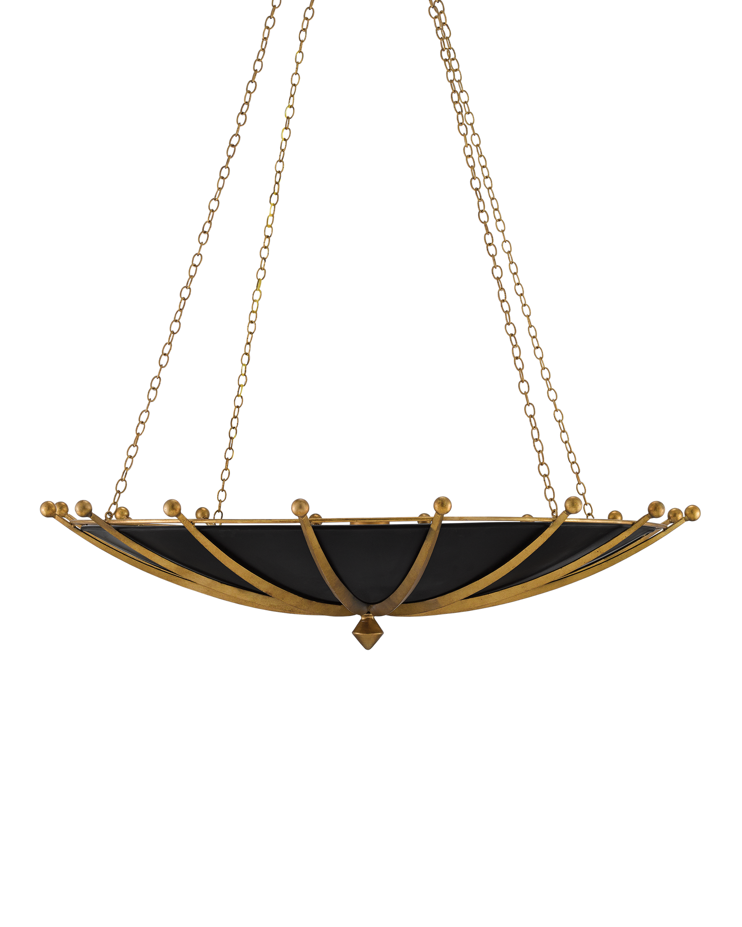 Fontaine Black & Gold Chandelier