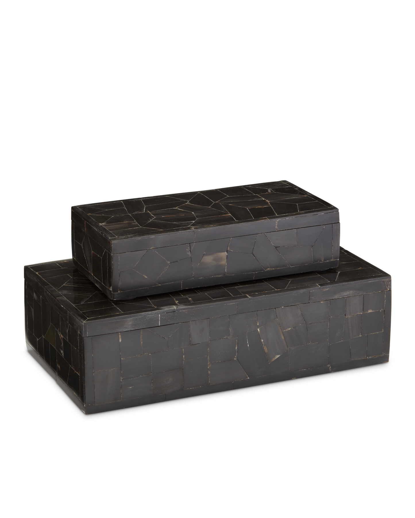 Black Bone Mosaic Box Set of 2
