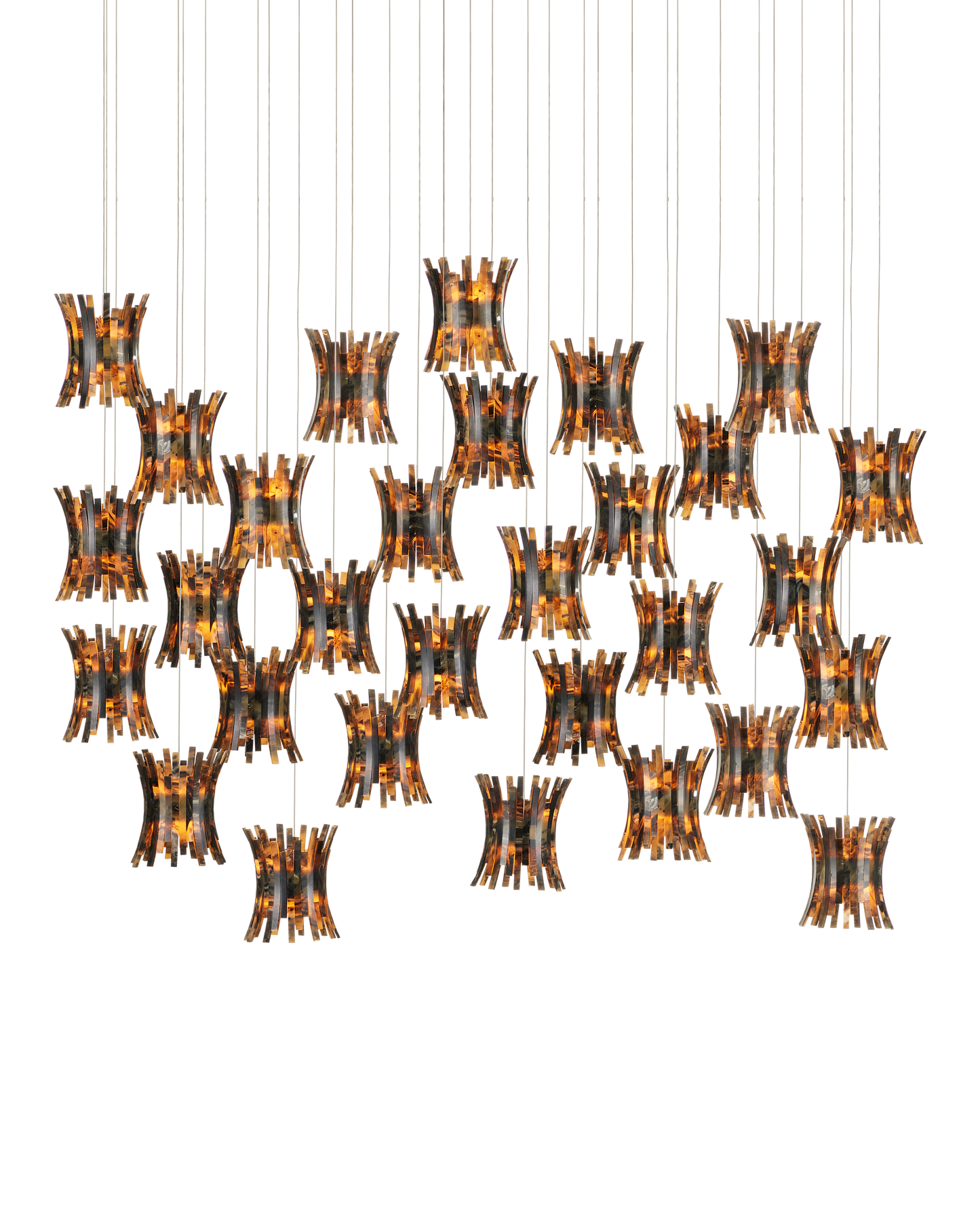 Alsop 30-Light Linear Multi-Drop Pendant