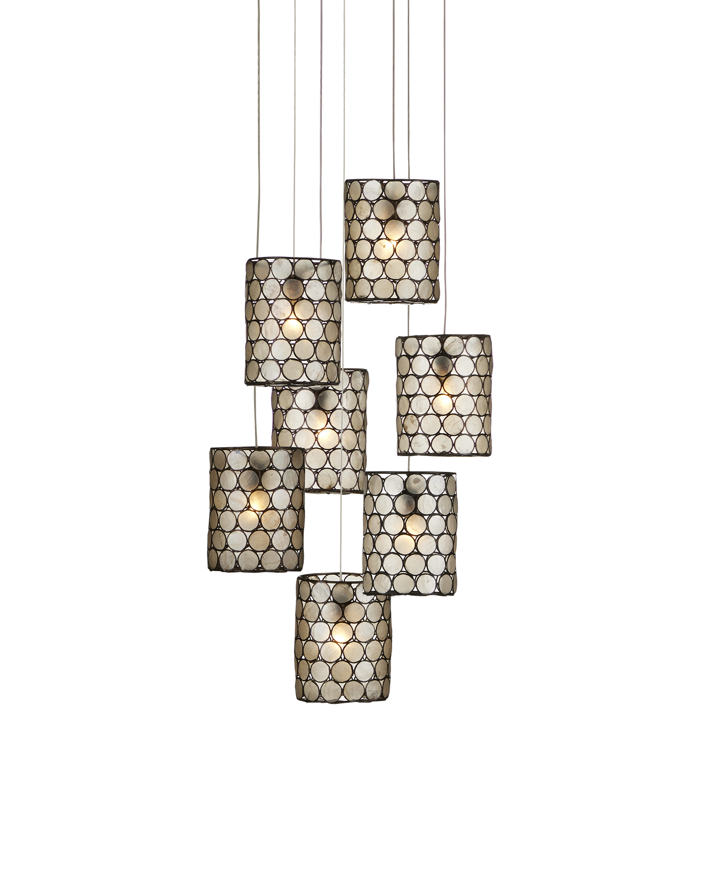 Regatta 7-Light Round Multi-Drop Pendant