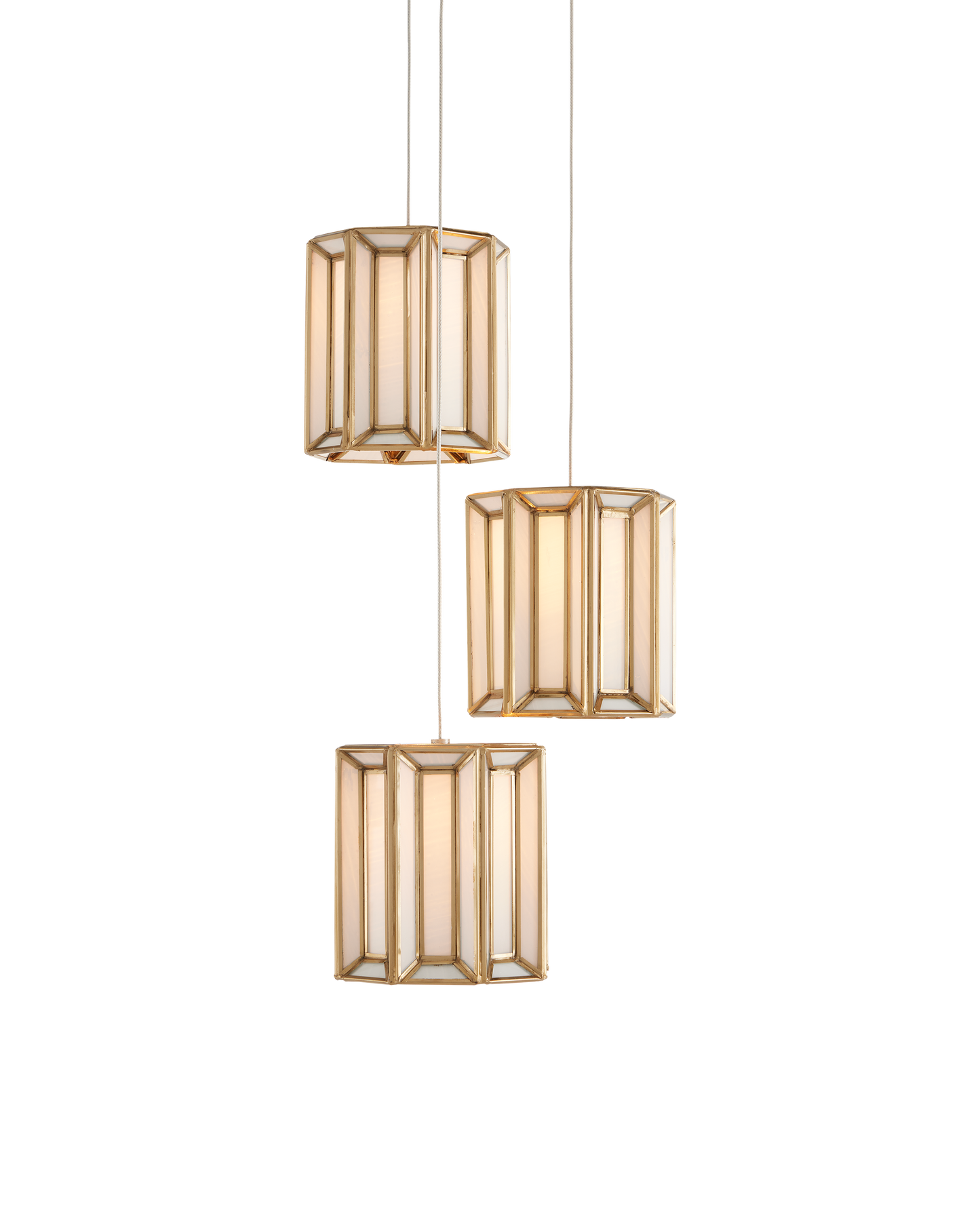 Daze 3-Light Round Multi-Drop Pendant