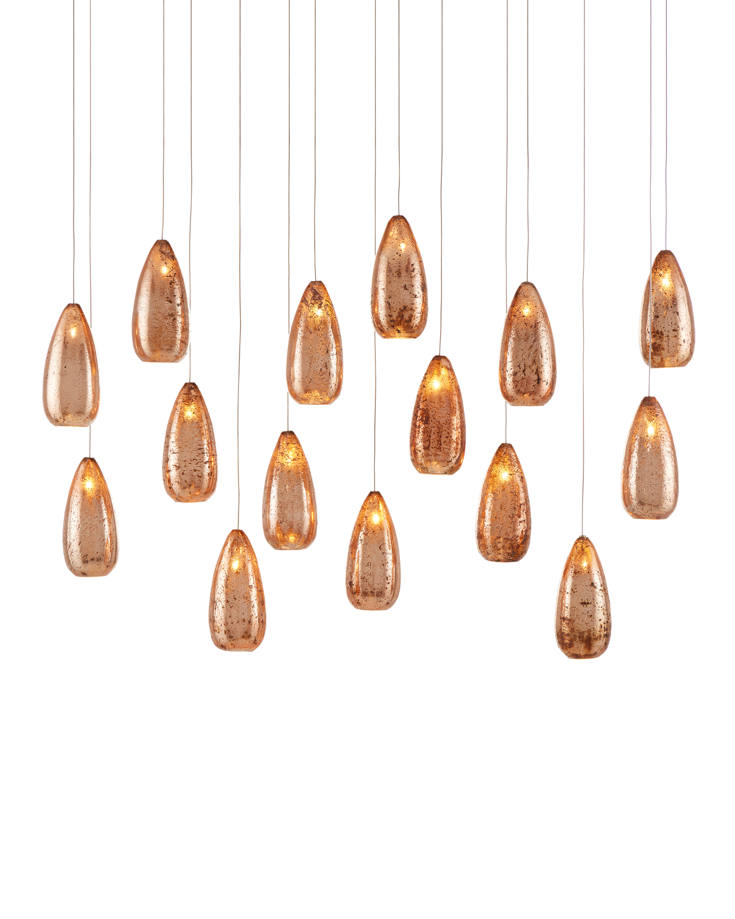 Rame 15-Light Linear Multi-Drop Pendant