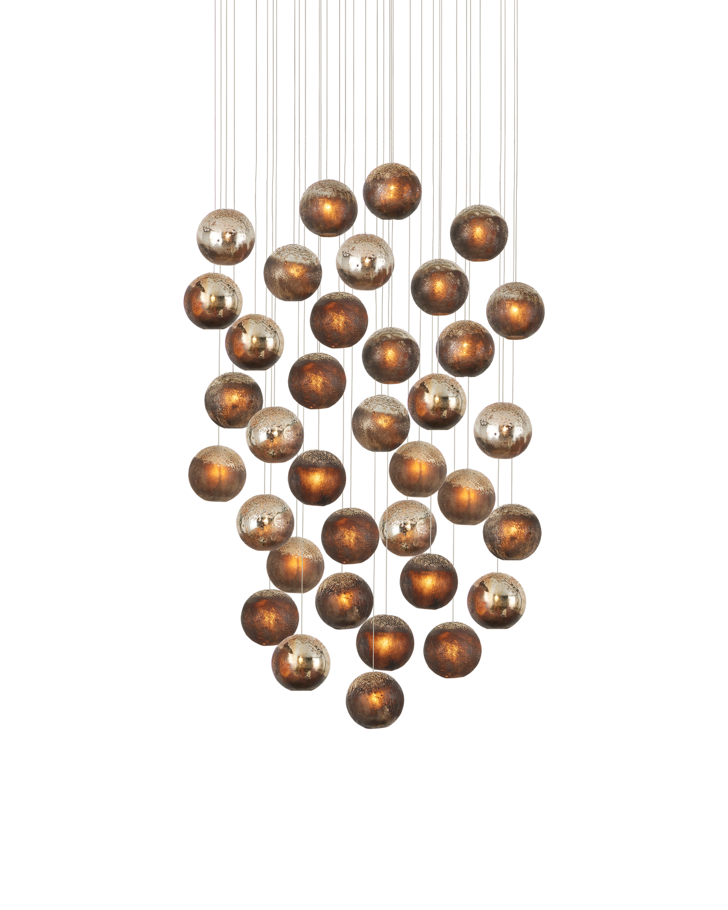 Pathos 36-Light Round Multi-Drop Pendant