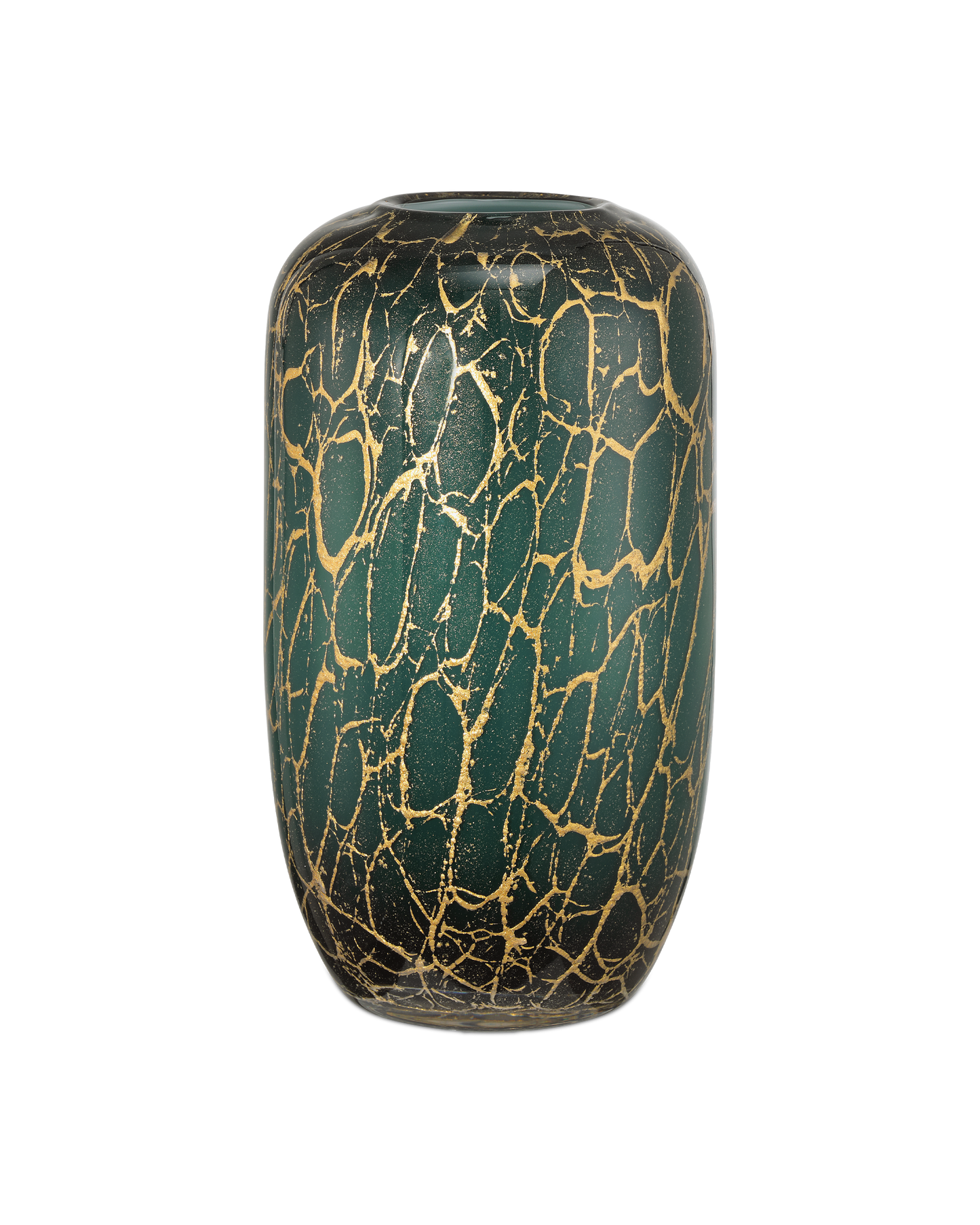 Vitry Green & Gold Vase