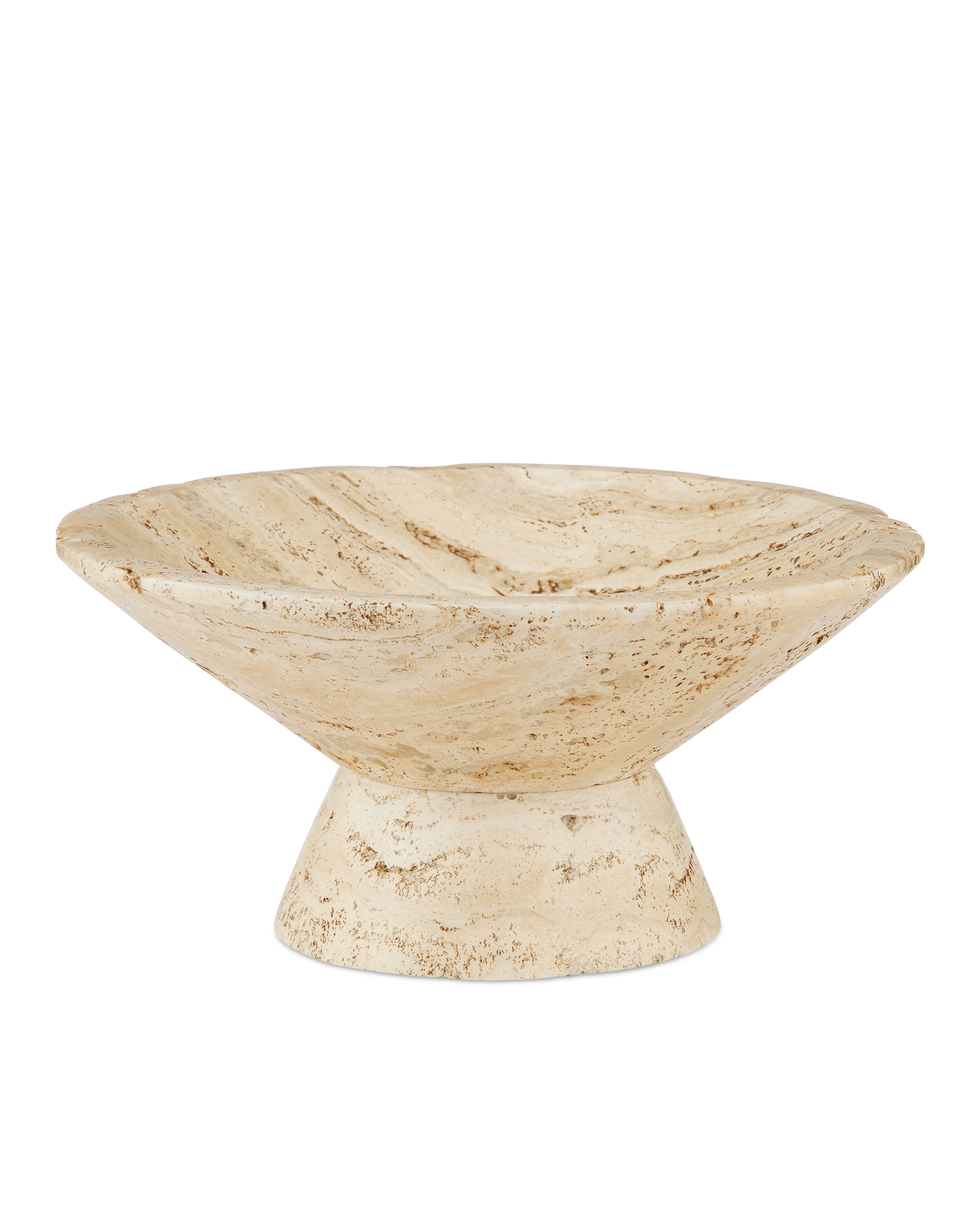 Lubo Travertine Large Bowl