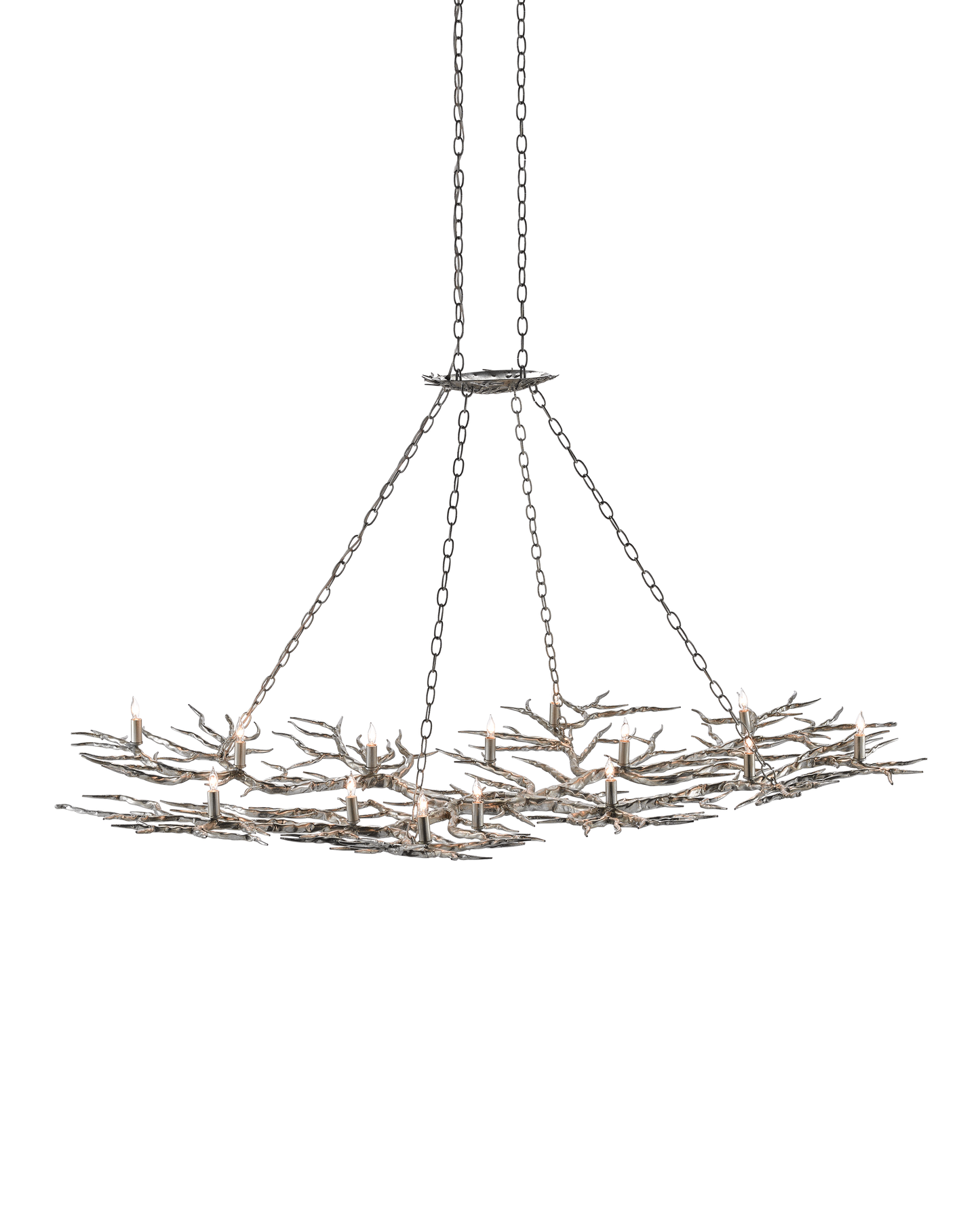Rainforest Large Silver Chandelier