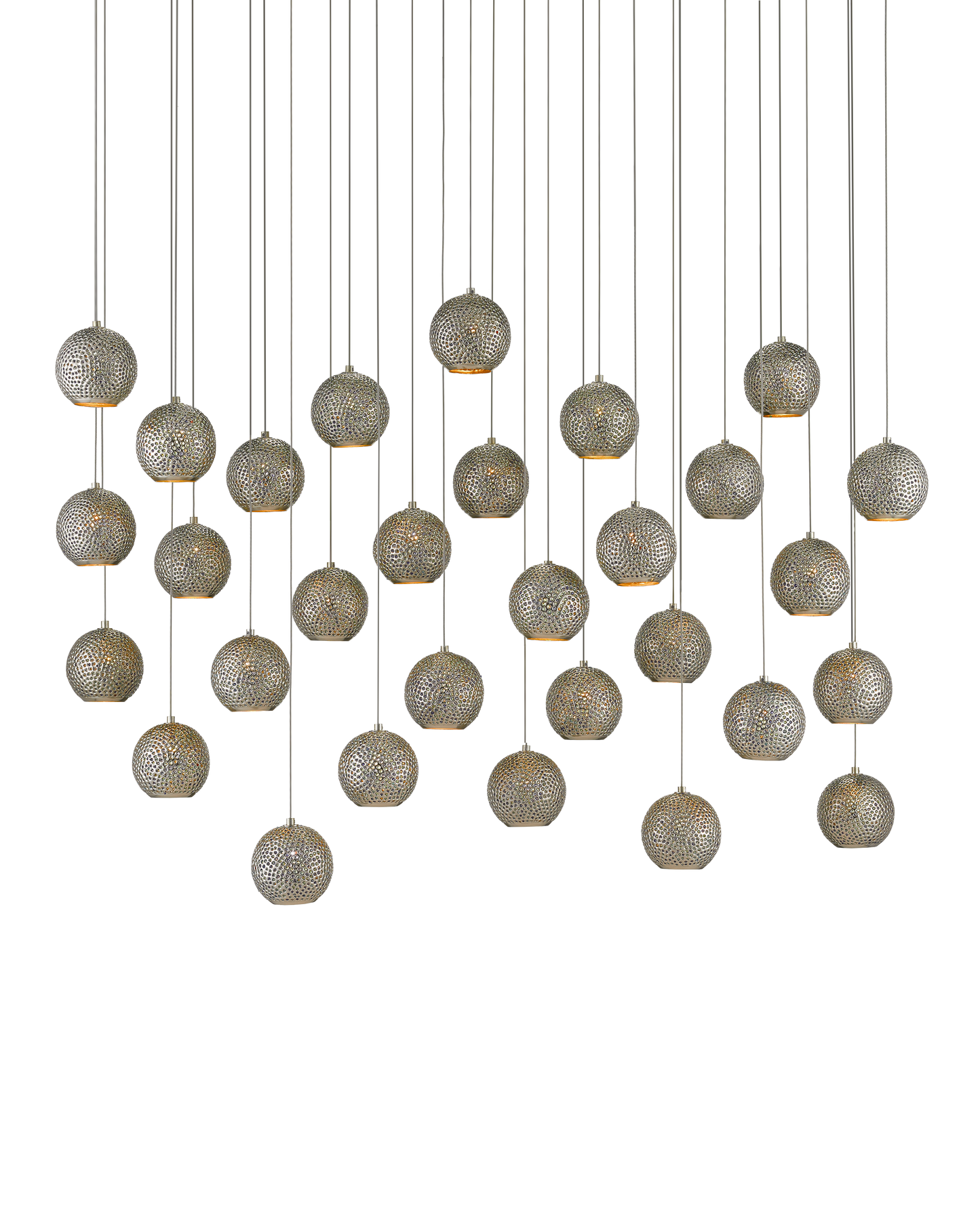 Giro 30-Light Linear Multi-Drop Pendant