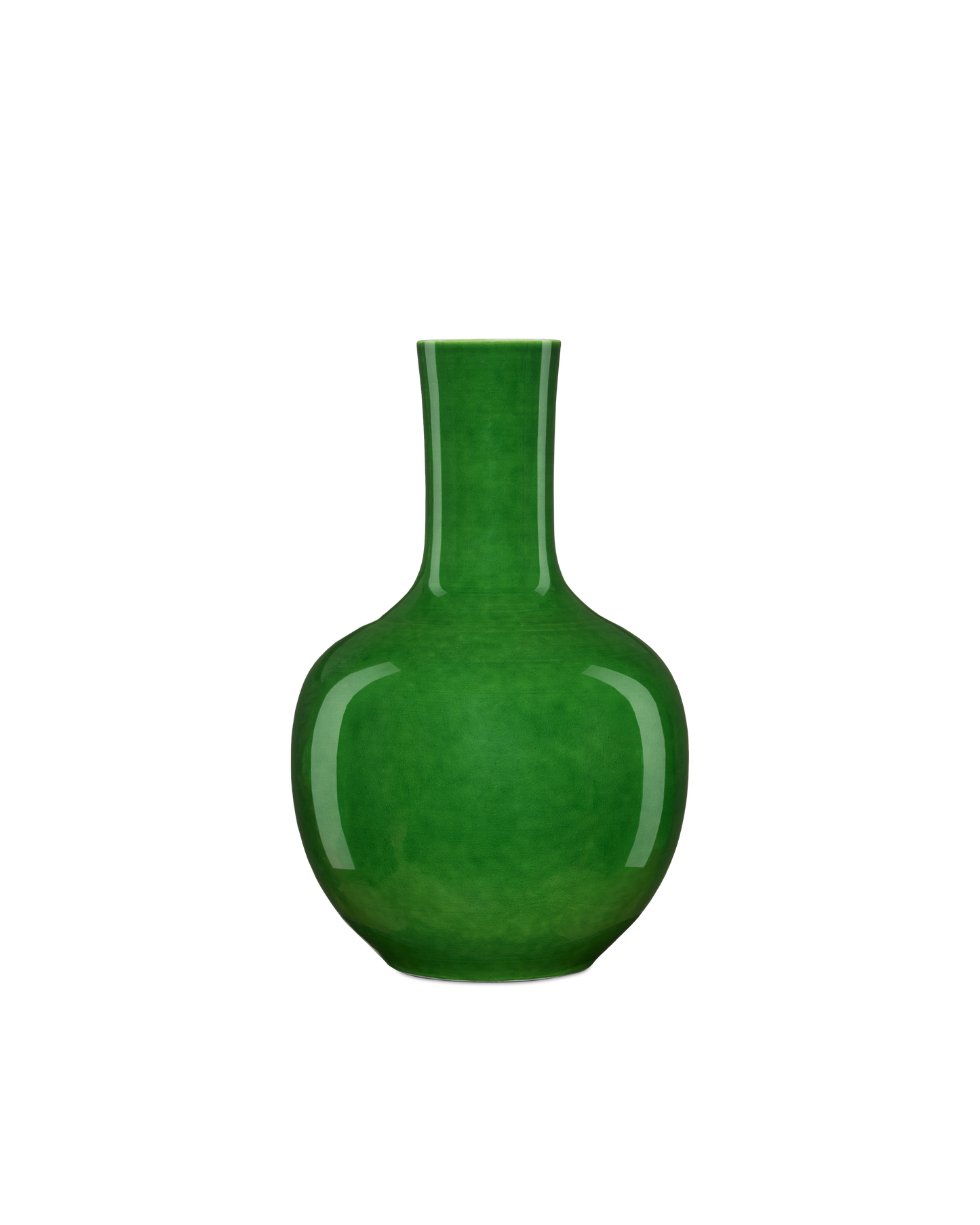 Imperial Green Long Neck Vase