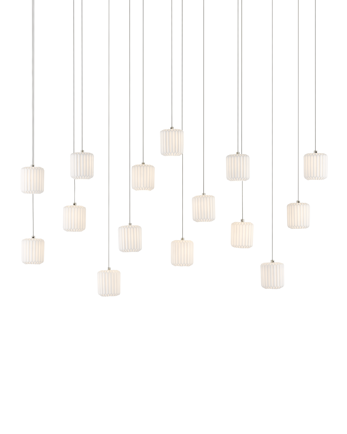 Dove 15-Light Linear Multi-Drop Pendant