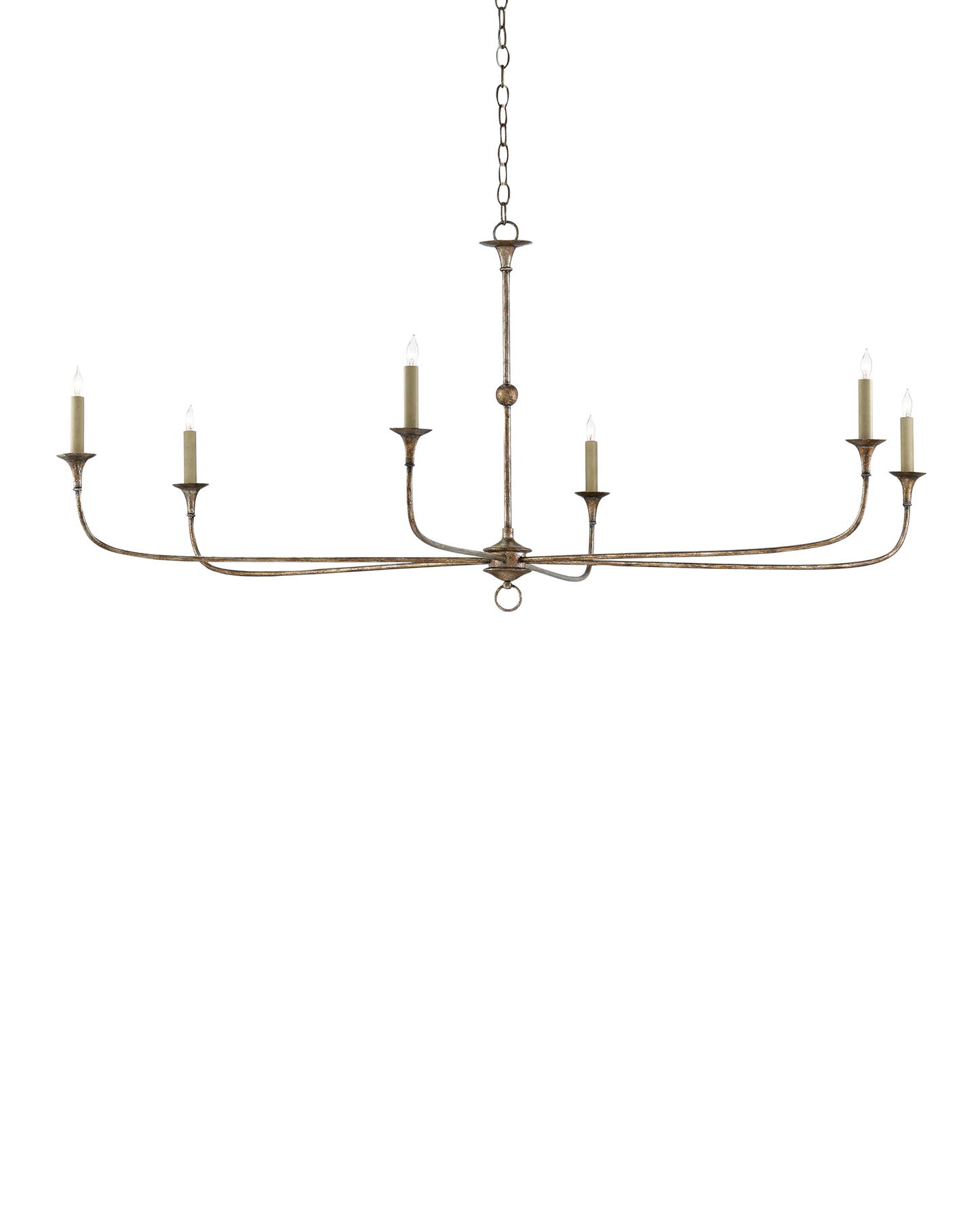 Nottaway Large Bronze Chandelier