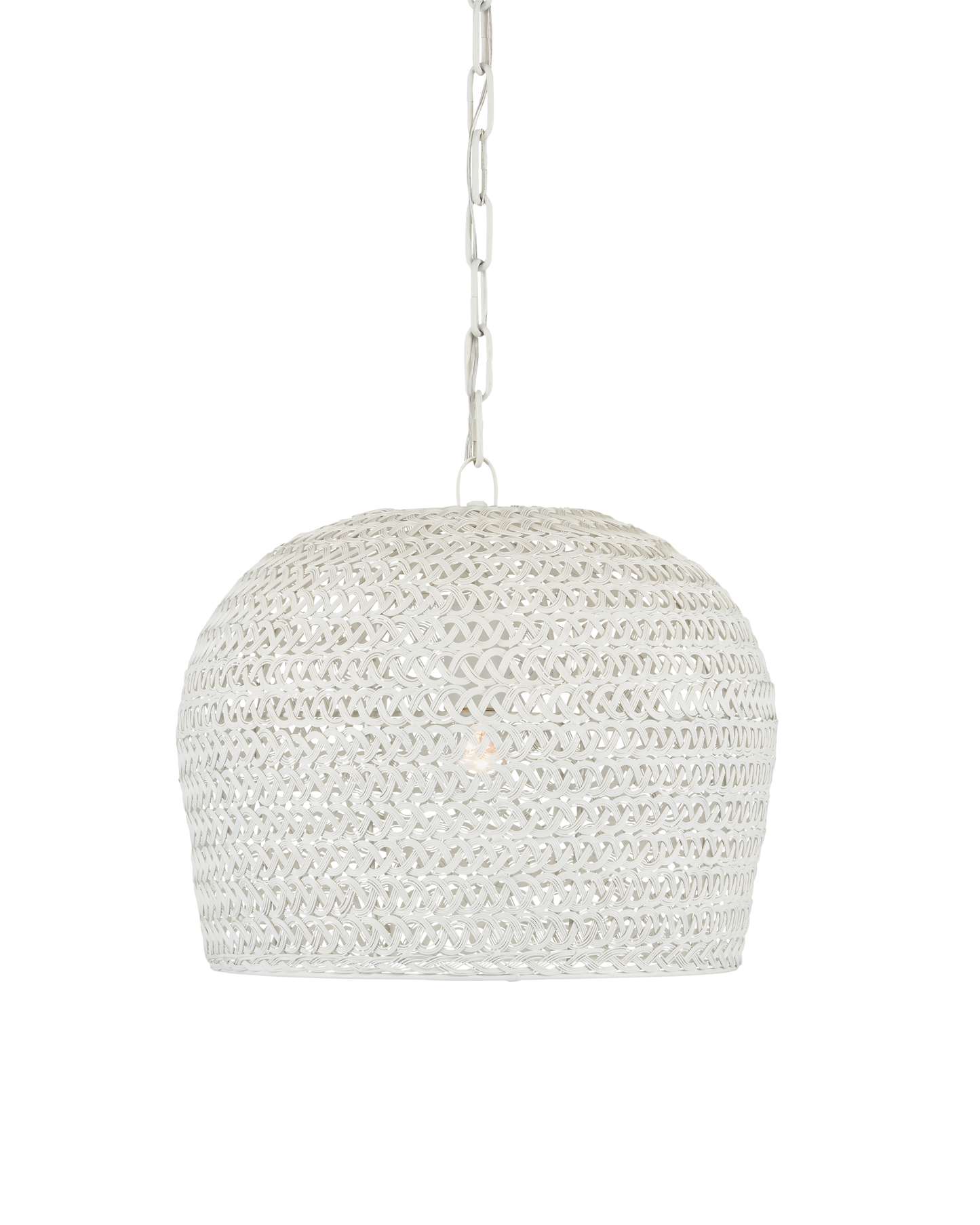 Piero Small White Pendant
