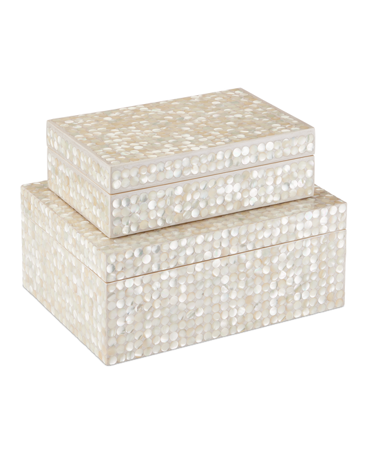 Gerri Dot Mother of Pearl Box Set of 2