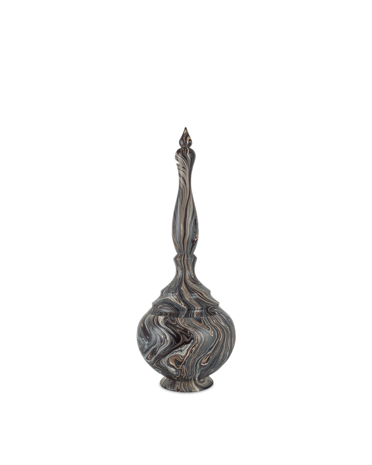 Marbleized Short Turret Box