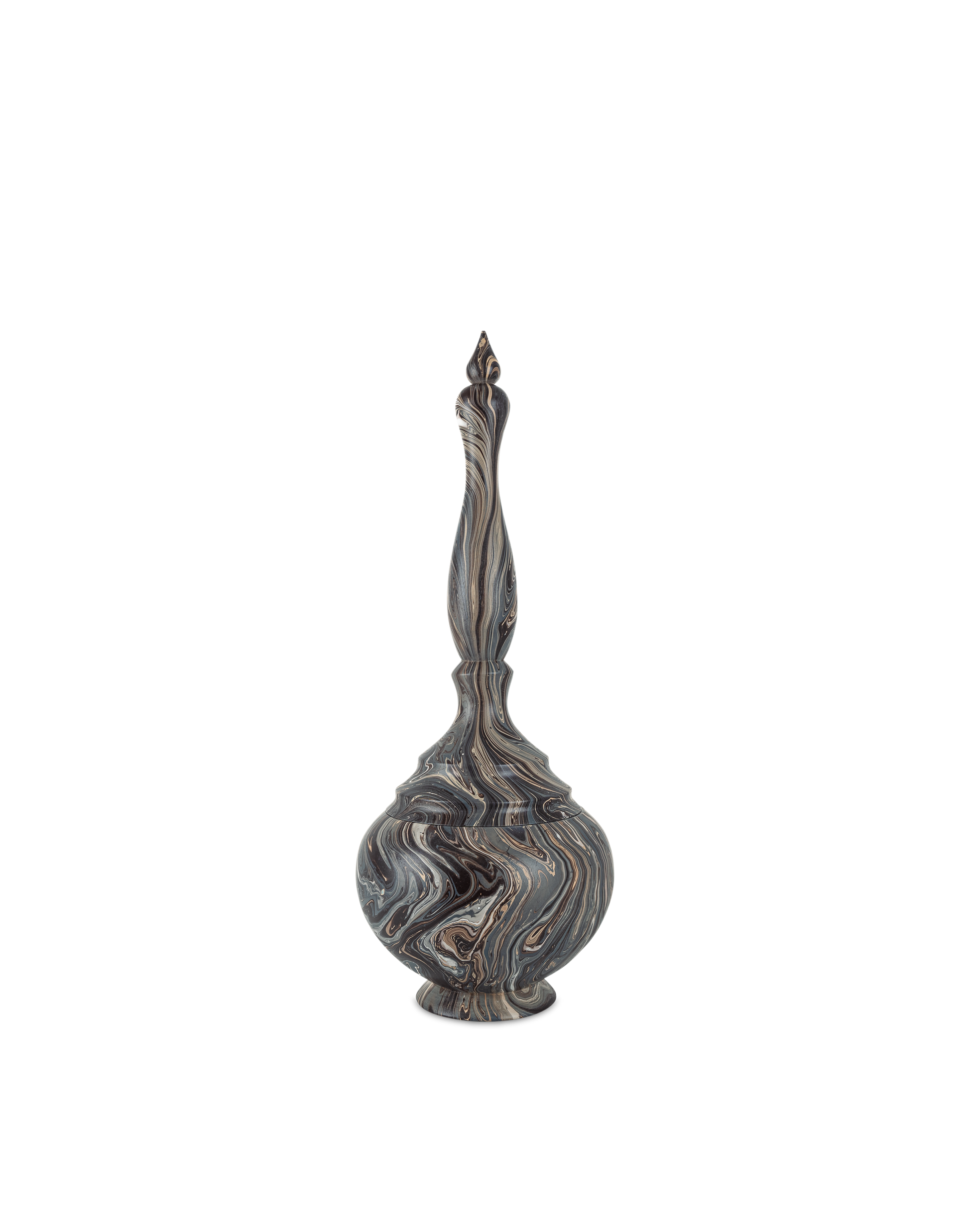Marbleized Short Turret Box