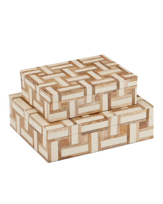 Aarna Cream Box Set of 2