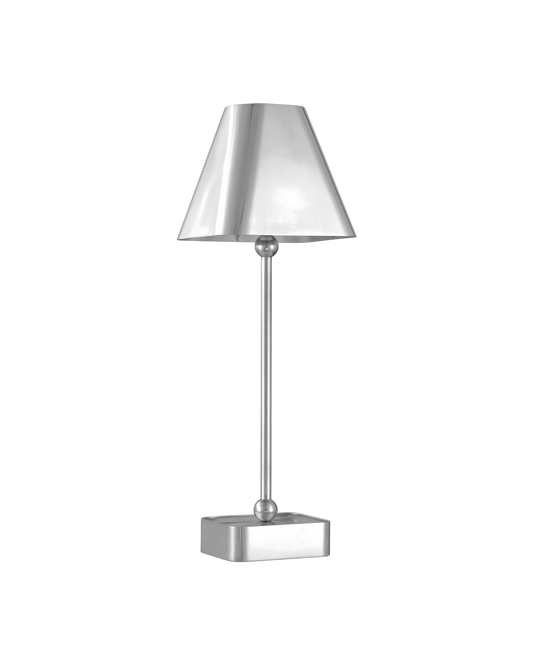 Gadabout Nickel Cordless Table Lamp