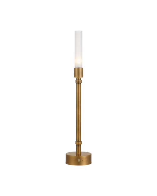 Paseo Brass Cordless Table Lamp