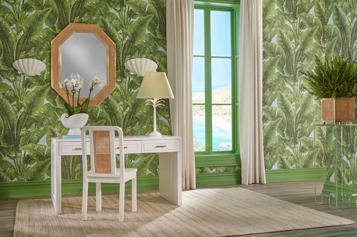 Palma Table Lamp - White