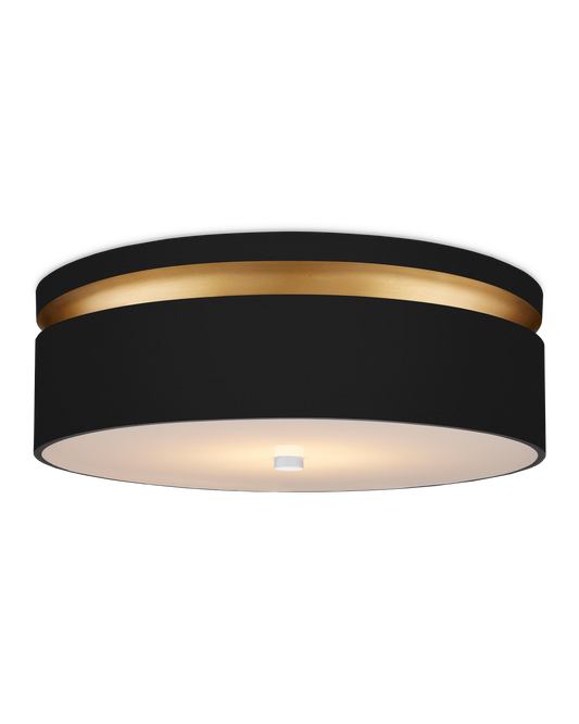 Serenity Black Flush Mount