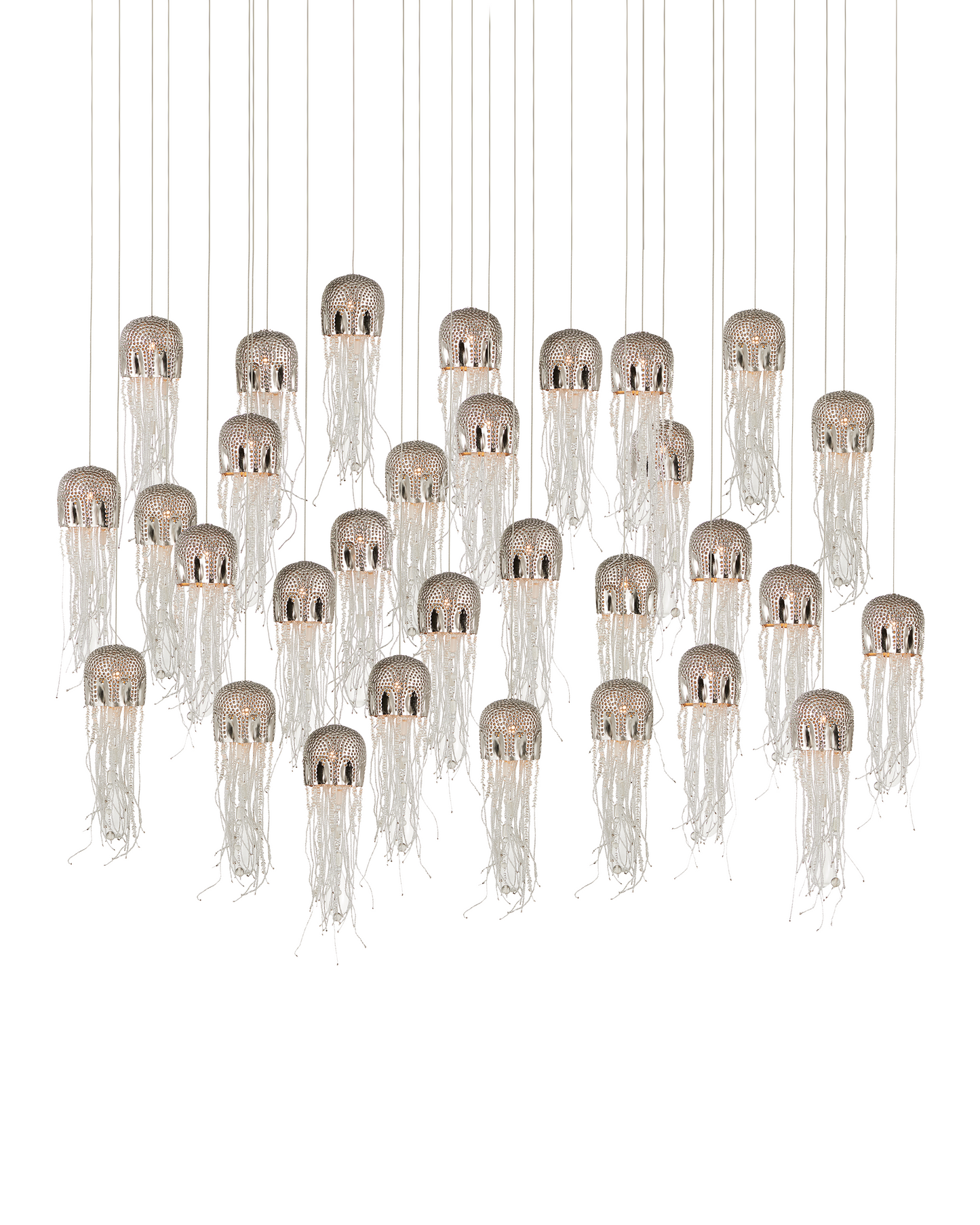 Medusa 30-Light Linear Multi-Drop Pendant