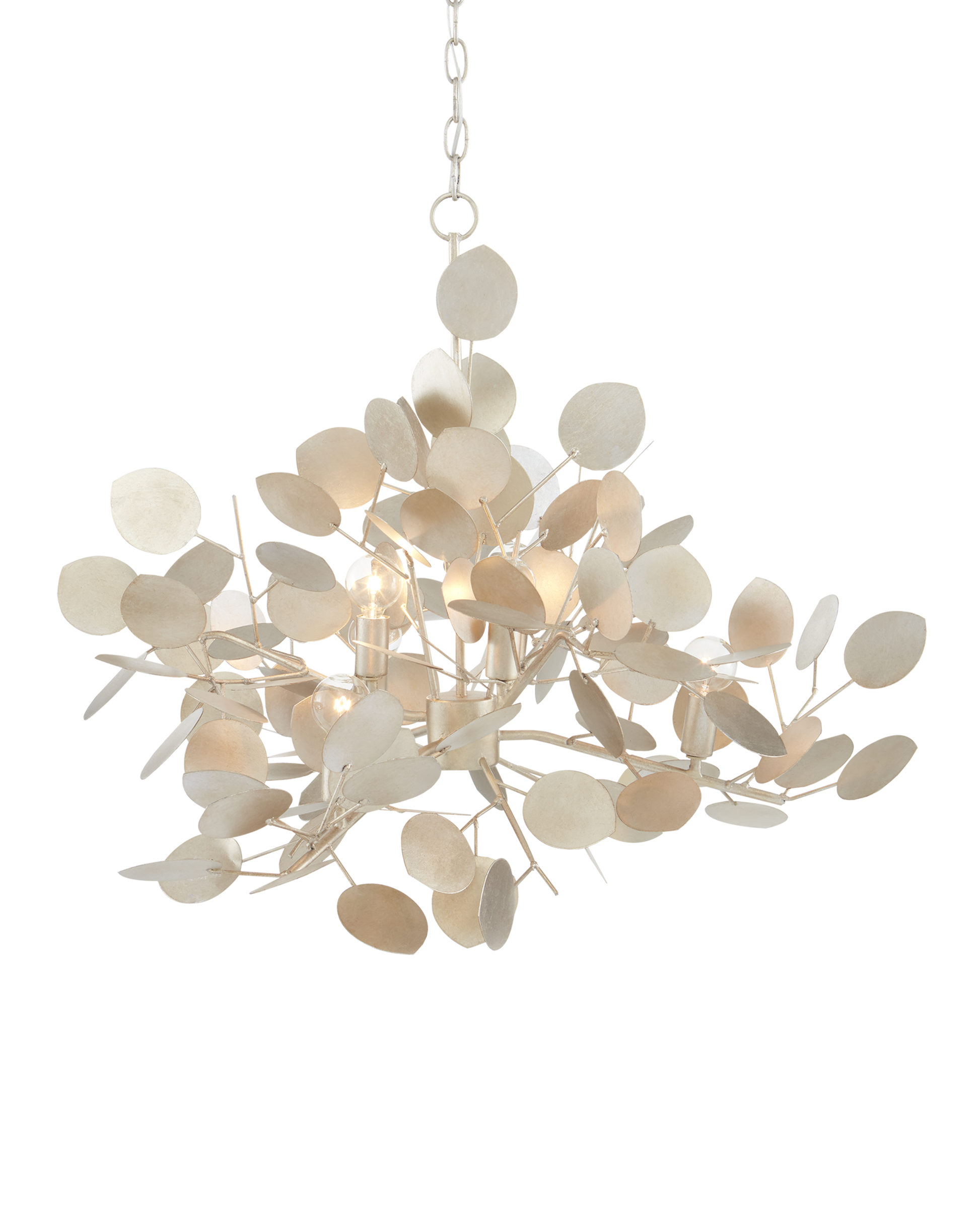 Lunaria Large Silver Chandelier