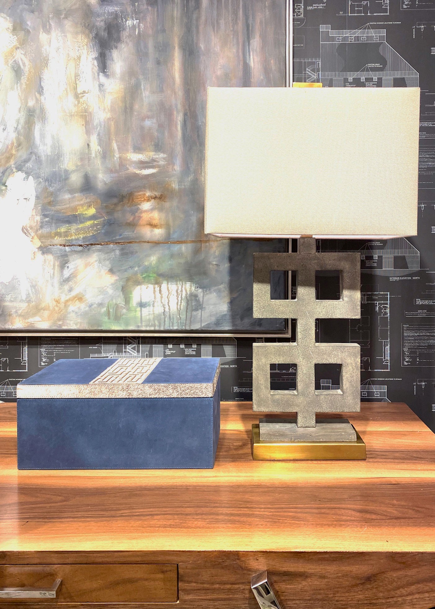 Ross Lamp - Concrete