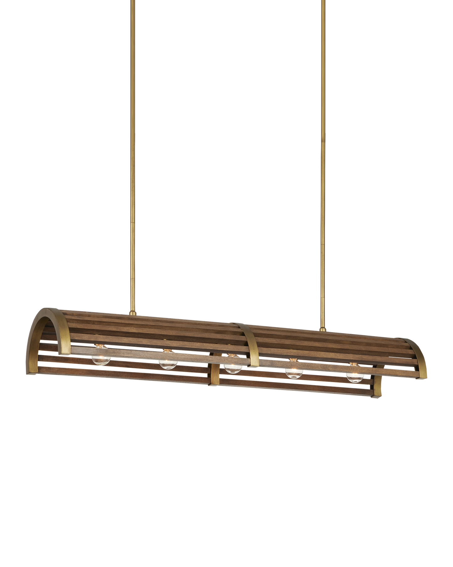Woodbine Chestnut Rectangular Chandelier