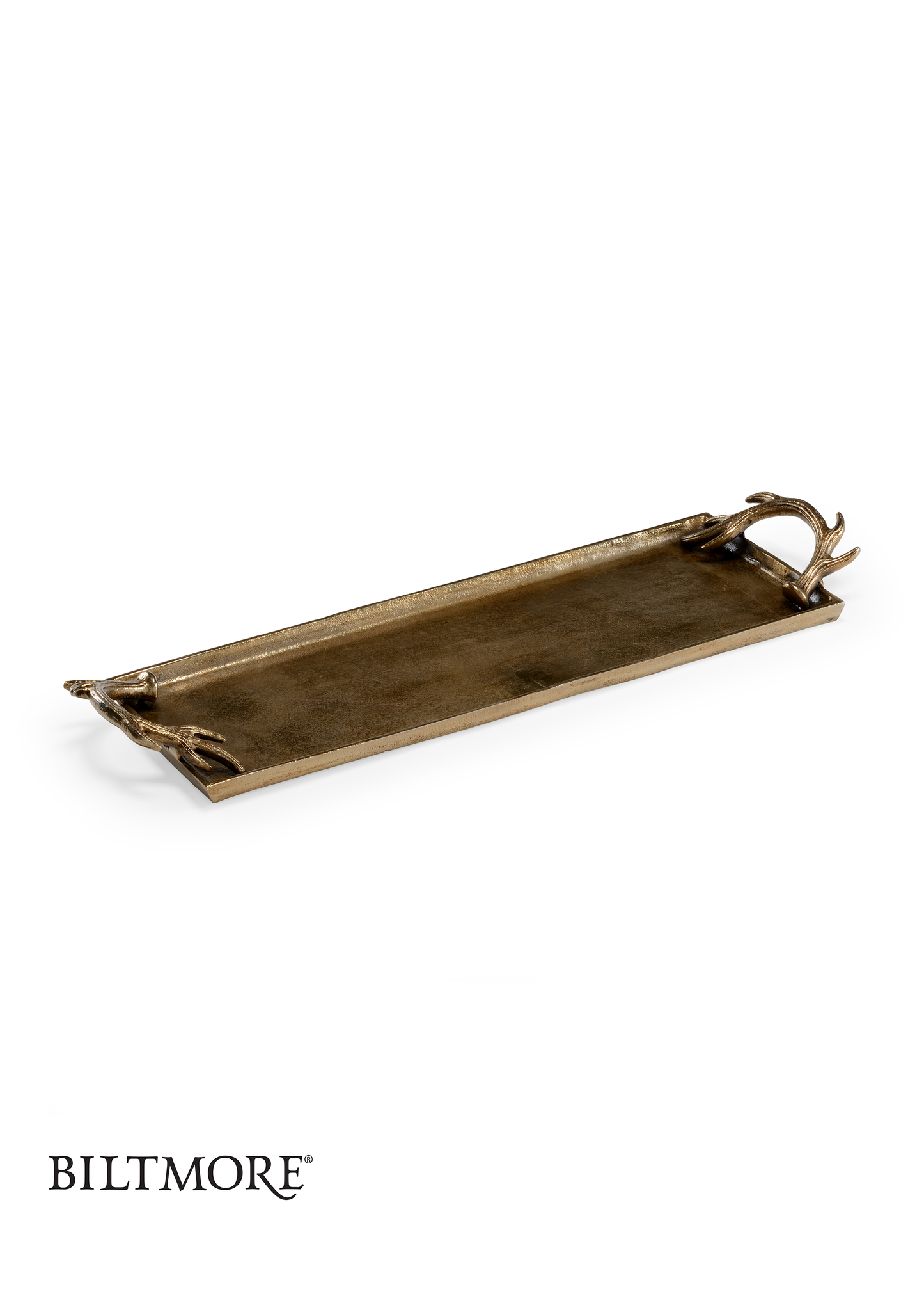 Diana Rectangular Tray - Brass