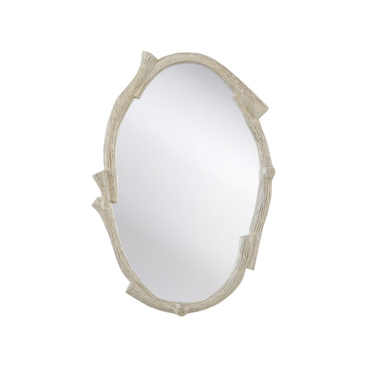 Timber Oval Mirror