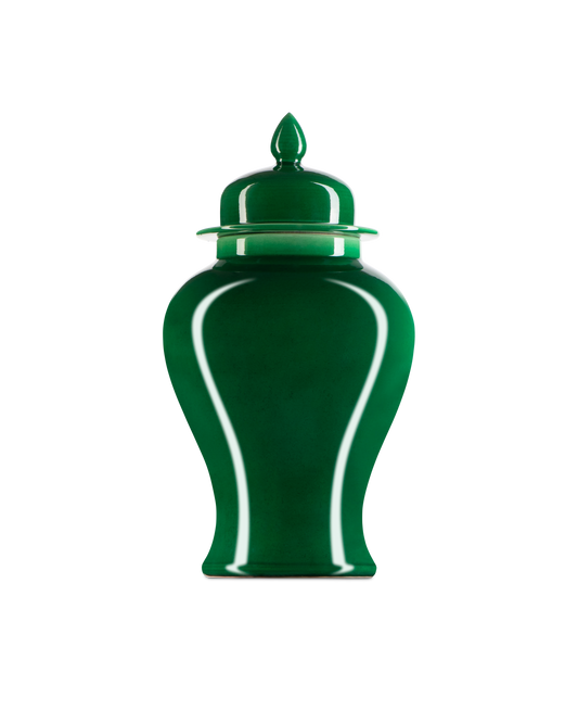 Imperial Green Medium Temple Jar