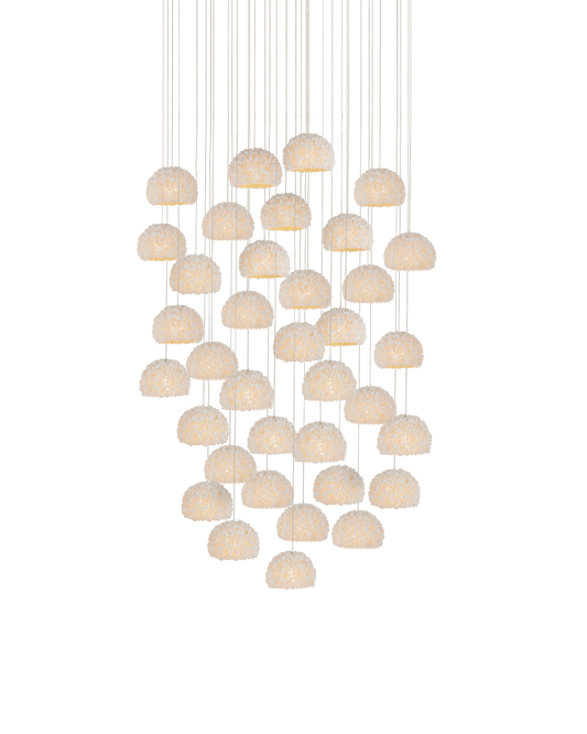 Virtu 36-Light Round Multi-Drop Pendant