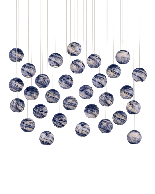 Palatino 30-Light Linear Multi-Drop Pendant