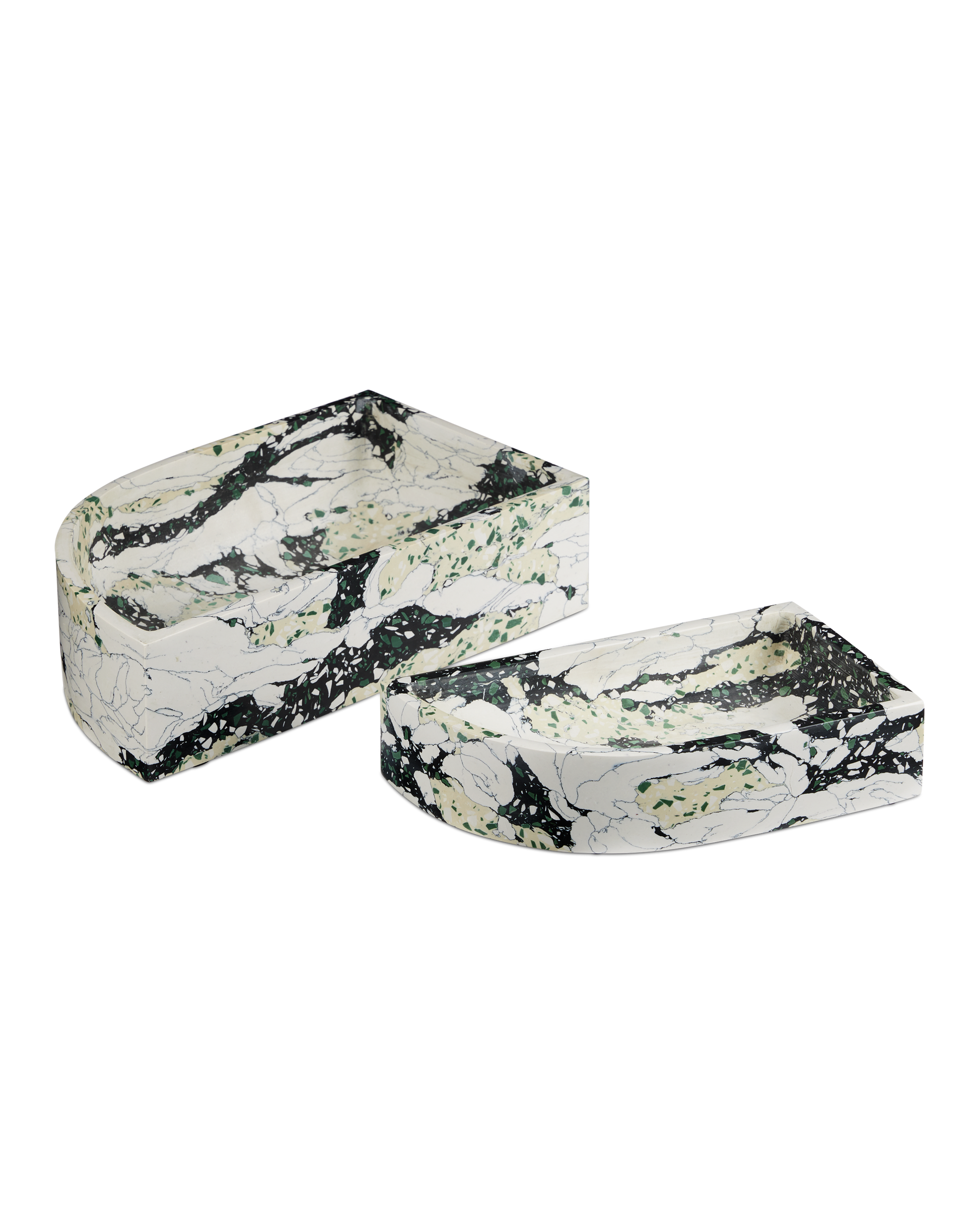Fossey Asymmetrical Tray Set of 2