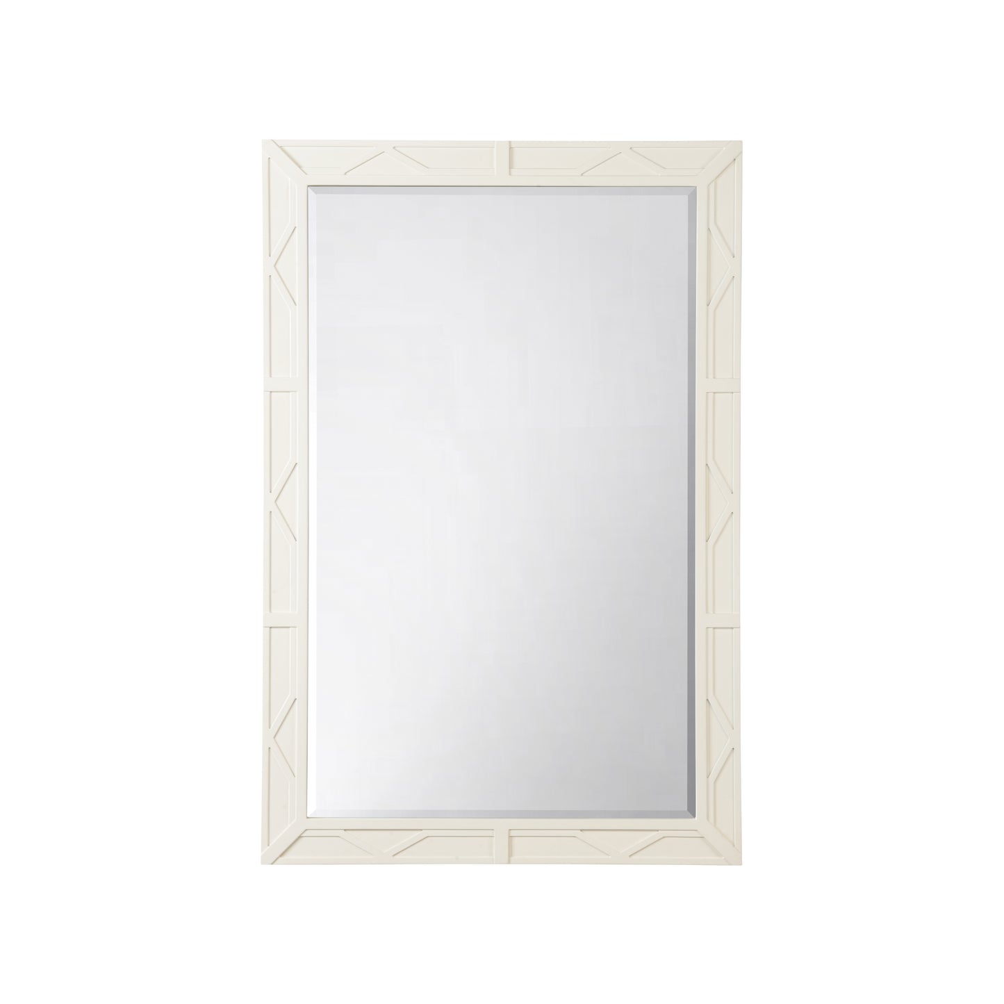 Dahlia Rectangle Mirror - White