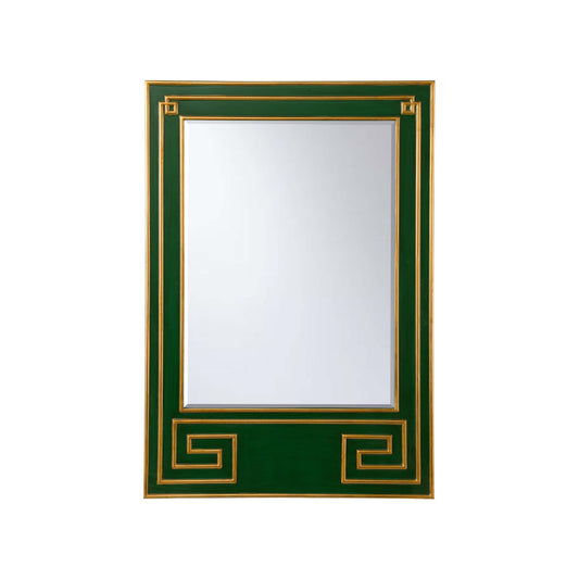 Greek Hall Mirror - Dark Green