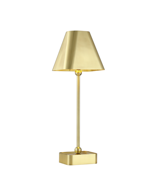 Gadabout Brass Cordless Table Lamp