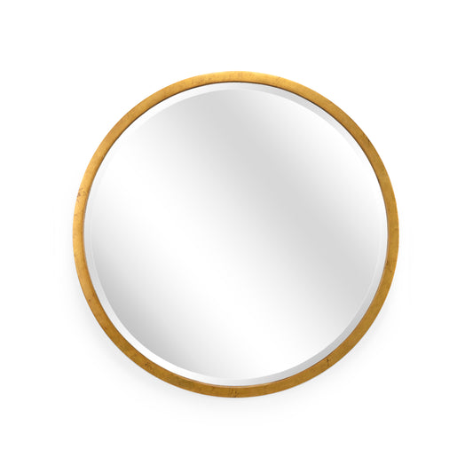 Large Round Mirror - Gold