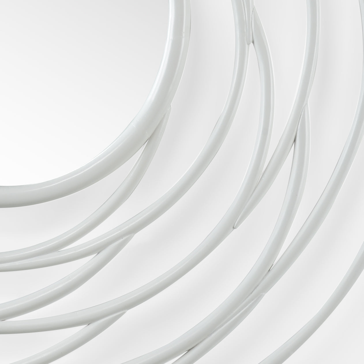 Swirl Mirror - White