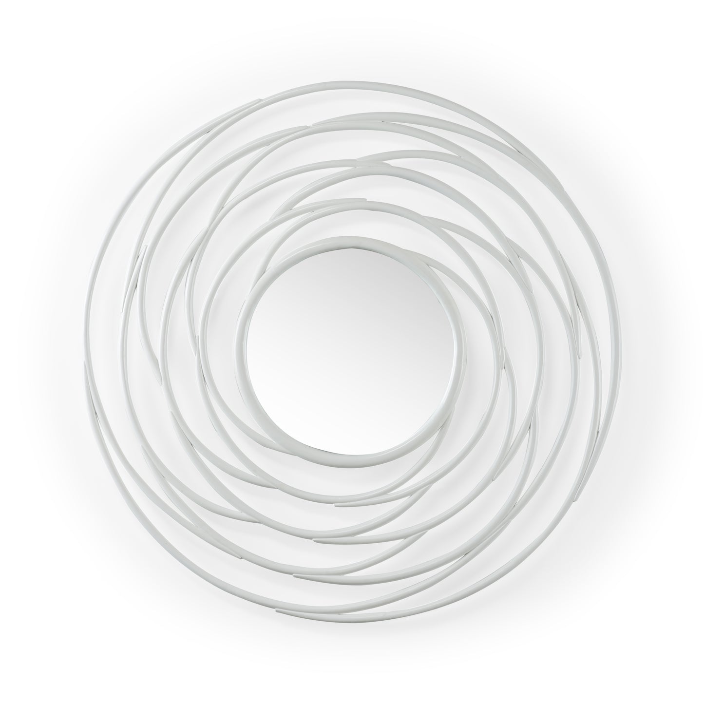 Swirl Mirror - White